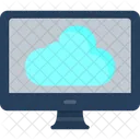 Computer Cloud Cloud Cloud Computing Icon