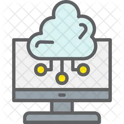 Computer Cloud  Icon