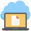 Computer Cloud Data Storage Icon