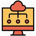 Computer Cloud  Icon