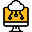 Computer Cloud  Icône