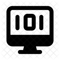 Computer Code Icon - Download in Glyph Style