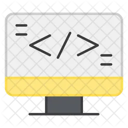 Computer Coding  Icon