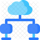 Cloud Network Pair Icon