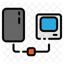 Computer connected  Icon