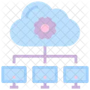 Computer Server Cloud Computing Icon