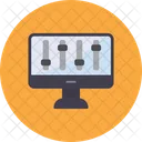 Control Computer Factory Control Icon