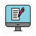 Computer copywriting  Icon