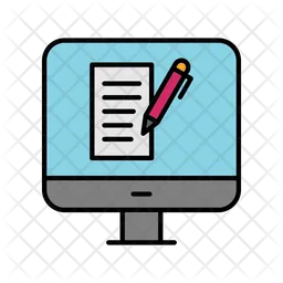 Computer copywriting  Icon