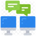 Computer Coversation Icon