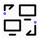 Computerdatentransfer Datenubertragung Datenaustausch Symbol