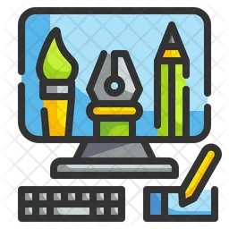 Computer Design  Icon