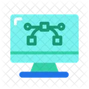 Computer Designing  Icon