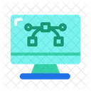 Computer Designing  Icon