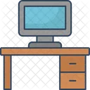 Computer Desk  Icon