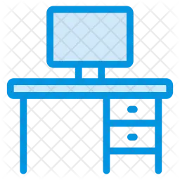 コンピューターデスク  アイコン