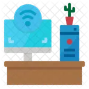 Computer Desk Internet Icon