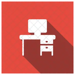 Computer Desk  Icon