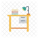 Computer Desk Furniture Icon