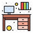 Computer Desk  Icon
