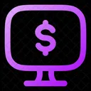 Computer Dollar Icon