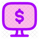 Computer Dollar Icon