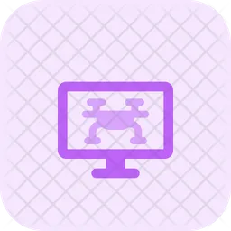 Computer Drone  Icon