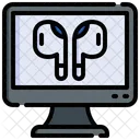 Computer Earbuds  Icon