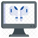 Computer Earbuds  Icon