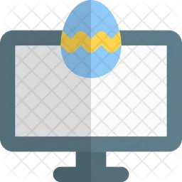 Computer Easter  Icon