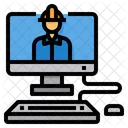 Computer Engineer Administrator Icon