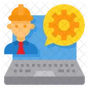Engineer Software Worker Icon