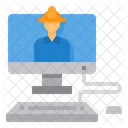 Computer Engineer Administrator Icon
