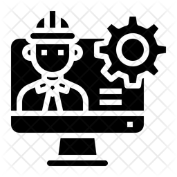 Computer Engineering Icon - Download in Glyph Style