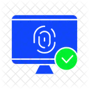Computer fingerprint Verified  Icon