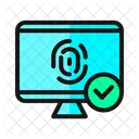 Computer fingerprint Verified  Icon