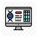 Computer Genetic Computer Research Icon