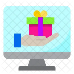 Computer-Geschenk  Symbol