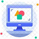 Computer graphic design  Icon