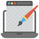 Computer Graphics Design Icon