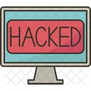 Computer Hacked Icon