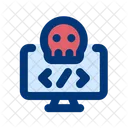 Computer hacked  Icon