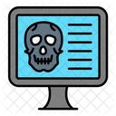 Computer Hacked  Icon