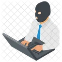 Cyber Hacker Cyber Kriminalitat Anonym Icon