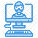 Computer Hacker Icon
