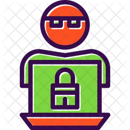 Computer Hacker  Icon