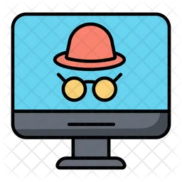 Computer Hacker  Icon