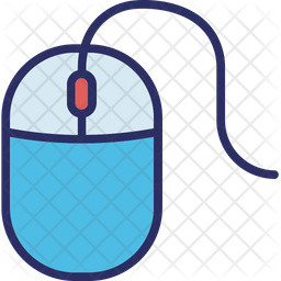 Computer hardware Icon - Download in Colored Outline Style