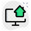 Computer House  Icon