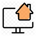 Computer House  Icon